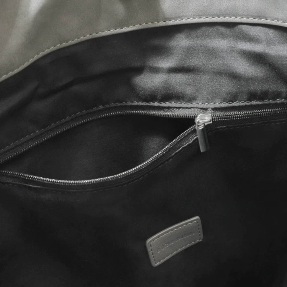 NEW 8 Other Reasons Gray Slouch Tote Bag - Picture 3 of 3